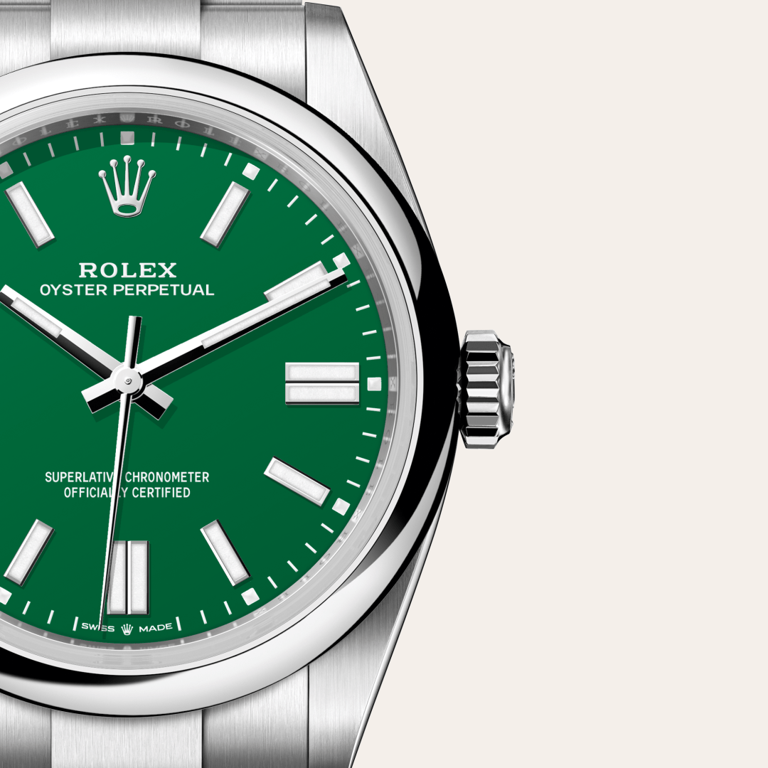 Rolex Oyster Perpetual 41, Edelstahl Oystersteel, M134300-0004 – Goldschmiede Hofacker – Detailansicht 10