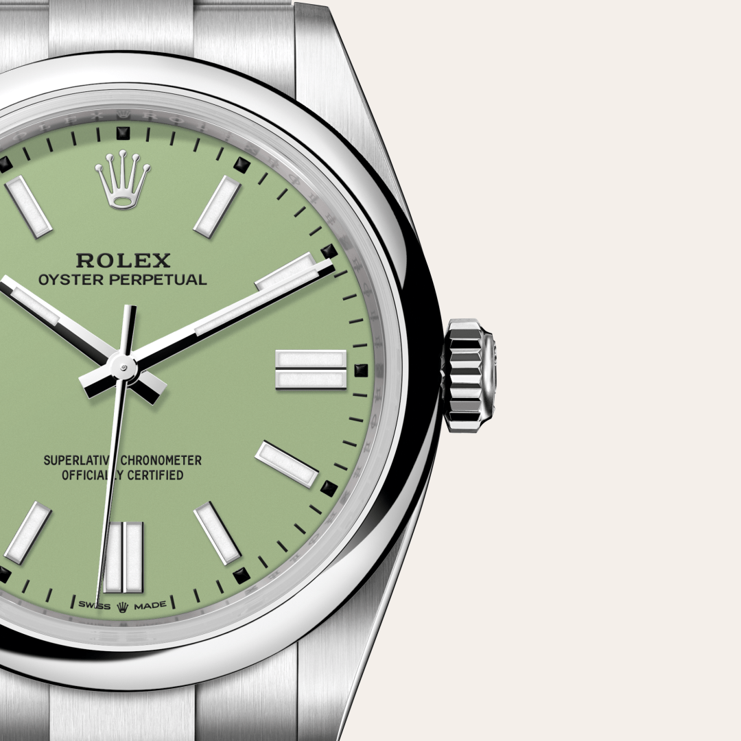 Rolex Oyster Perpetual 41, Edelstahl Oystersteel, M134300-0006 – Goldschmiede Hofacker – Detailansicht 10
