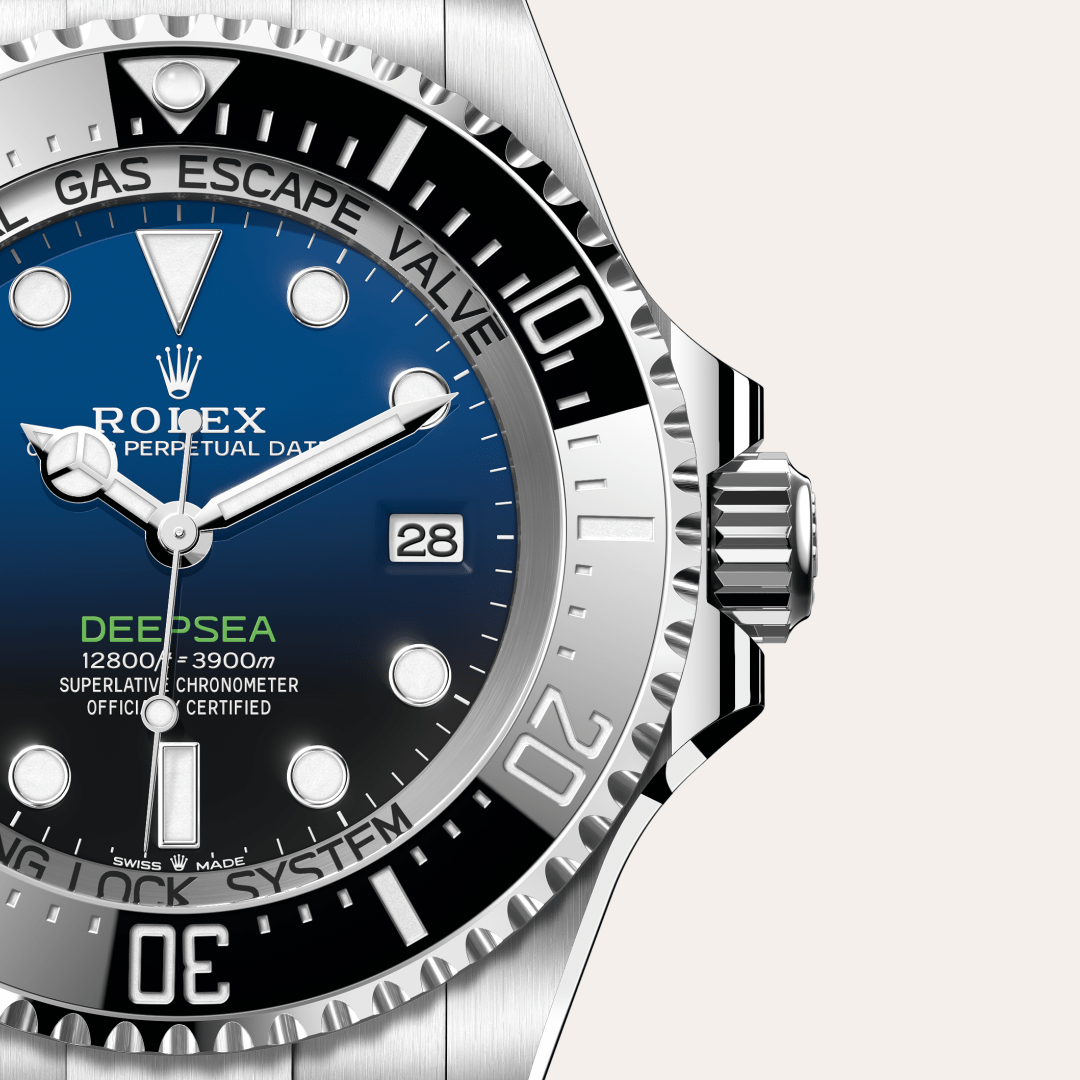 Rolex Rolex Deepsea, Edelstahl Oystersteel, M136660-0005 – Goldschmiede Hofacker – Detailansicht 10