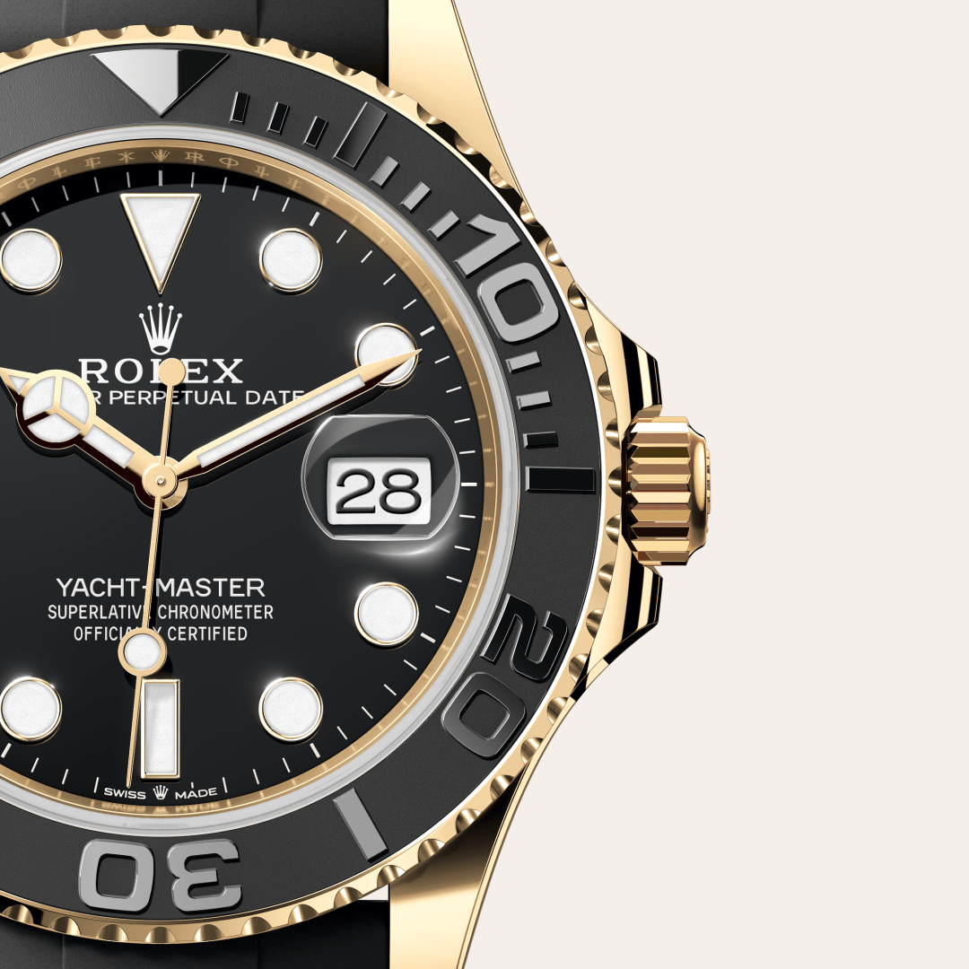 Rolex Yacht-Master 42, 18 Karat Gelbgold, M226658-0001 – Goldschmiede Hofacker – Detailansicht 10