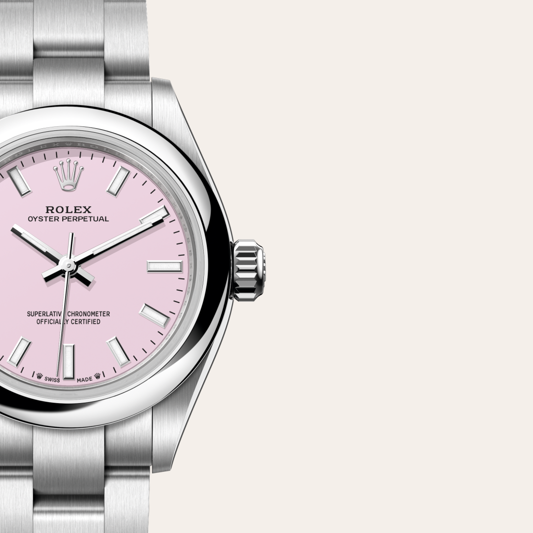 Rolex Oyster Perpetual 28, Edelstahl Oystersteel, M276200-0009 – Goldschmiede Hofacker – Detailansicht 10