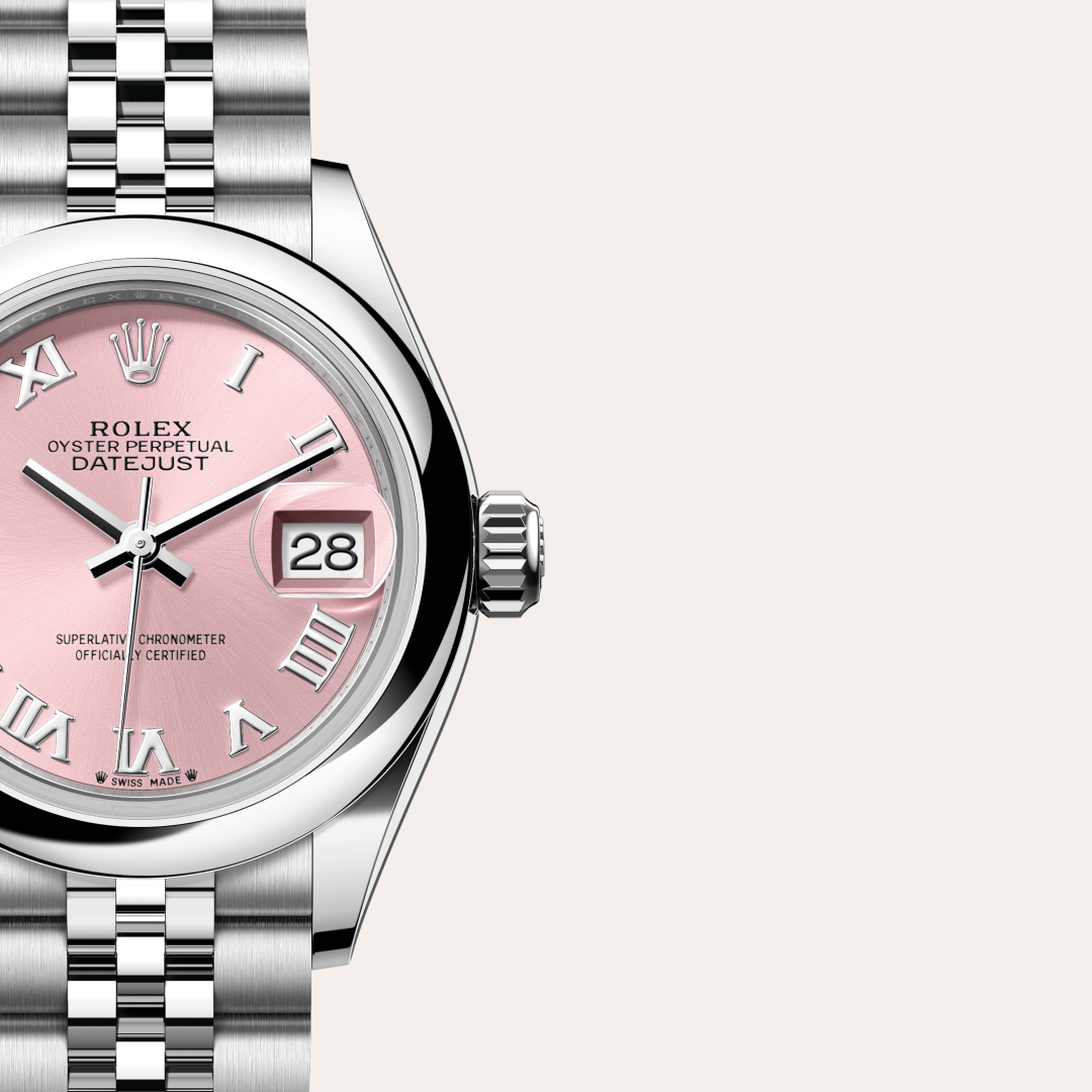 Rolex Lady-Datejust, Edelstahl Oystersteel, M279160-0013 – Goldschmiede Hofacker – Detailansicht 10