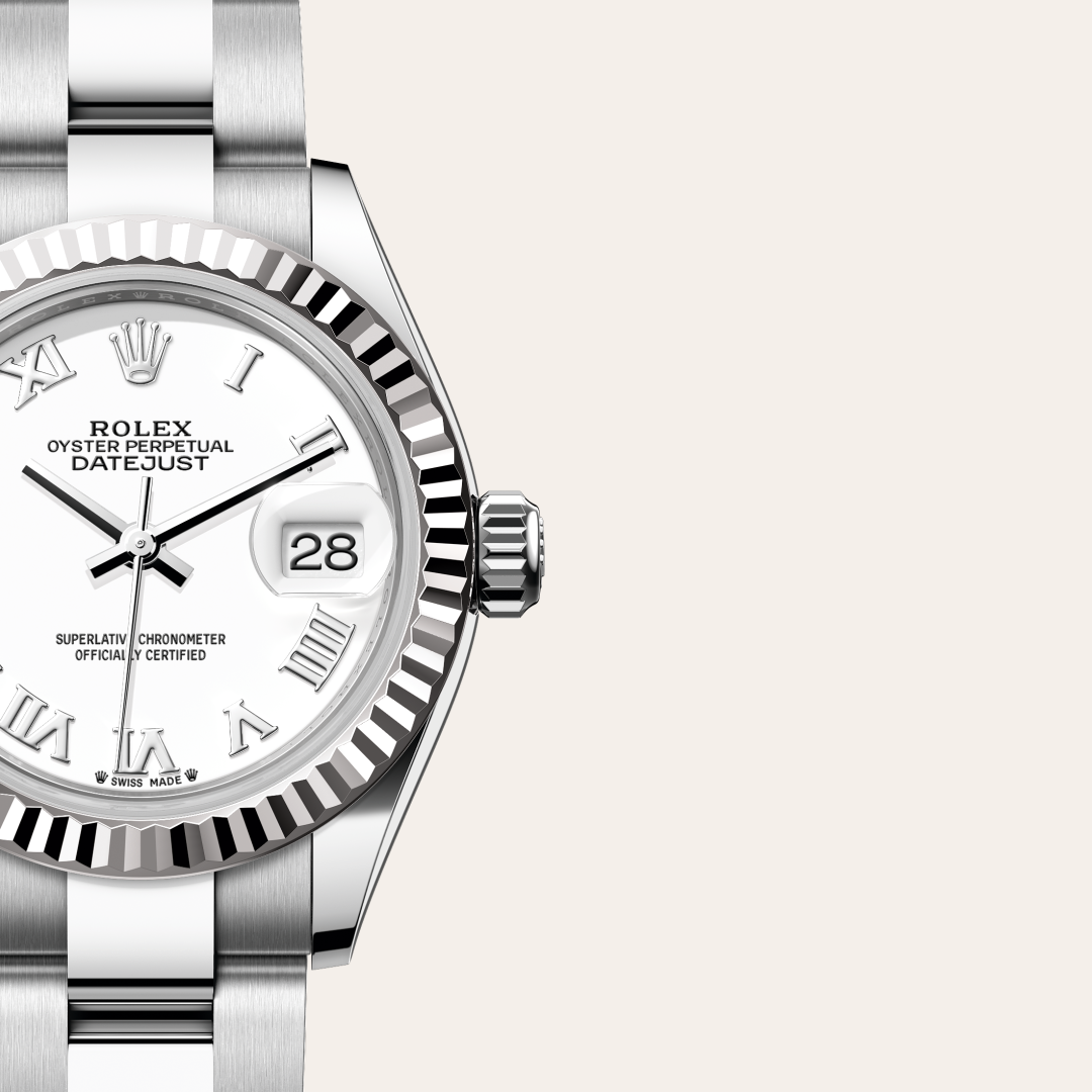 Rolex Lady-Datejust, Rolesor weiß (Kombination aus Edelstahl Oystersteel und Weißgold), M279174-0020 – Goldschmiede Hofacker – Detailansicht 10