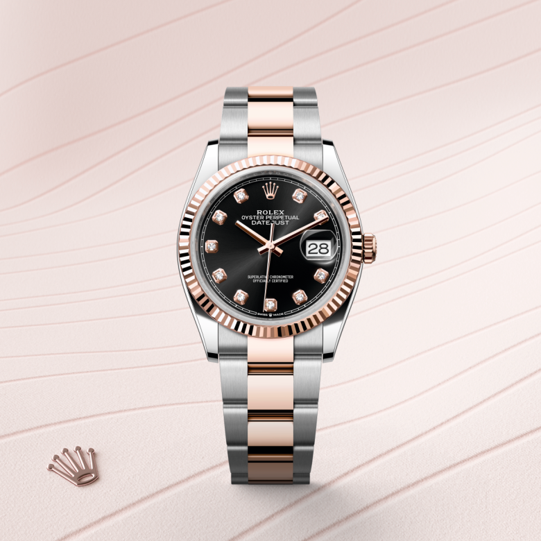 Rolex Datejust 36, Rolesor Everose (Kombination aus Edelstahl Oystersteel und Everose-Gold), M126231-0020 – Goldschmiede Hofacker – Detailansicht 5