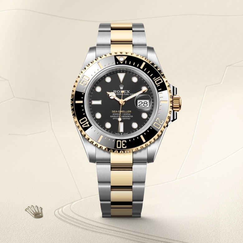 Rolex Sea-Dweller, Rolesor gelb (Kombination aus Edelstahl Oystersteel und Gelbgold), M126603-0001 – Goldschmiede Hofacker – Detailansicht 5