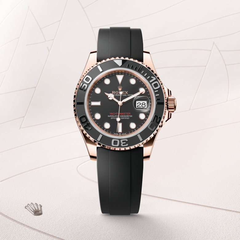 Rolex Yacht-Master 40, 18 Karat Everose-Gold, M126655-0002 – Goldschmiede Hofacker – Detailansicht 5