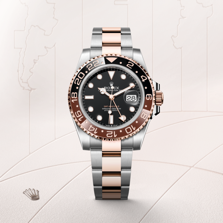 Rolex GMT-Master II, Rolesor Everose (Kombination aus Edelstahl Oystersteel und Everose-Gold), M126711CHNR-0002 – Goldschmiede Hofacker – Detailansicht 5