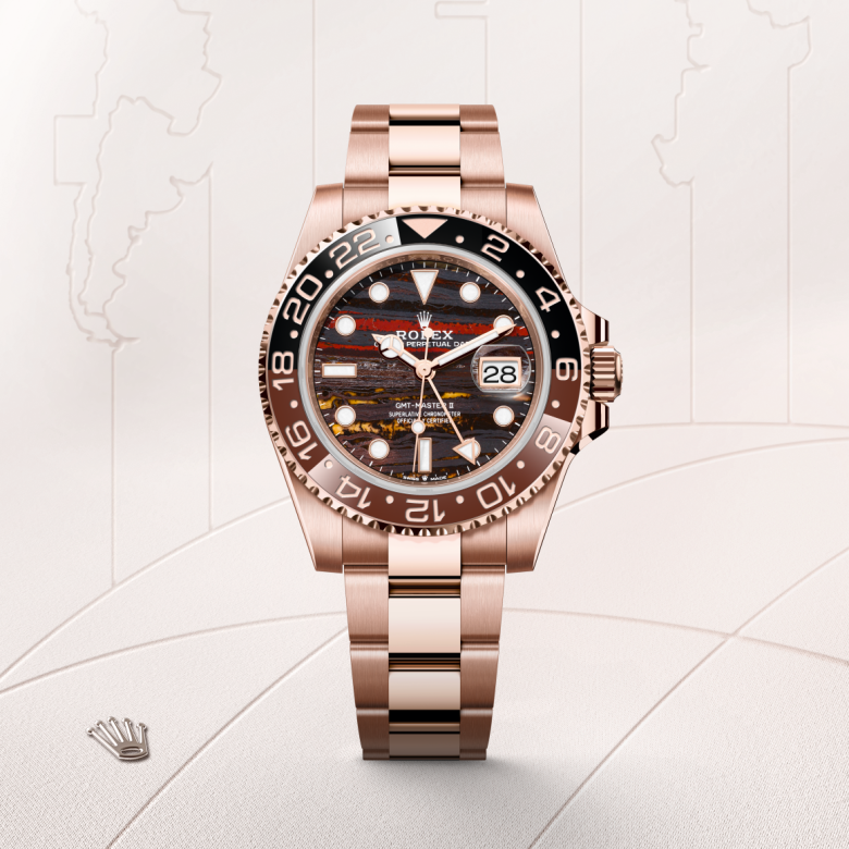 Rolex GMT-Master II, 18 Karat Everose-Gold, M126715CHNR-0002 – Goldschmiede Hofacker – Detailansicht 5