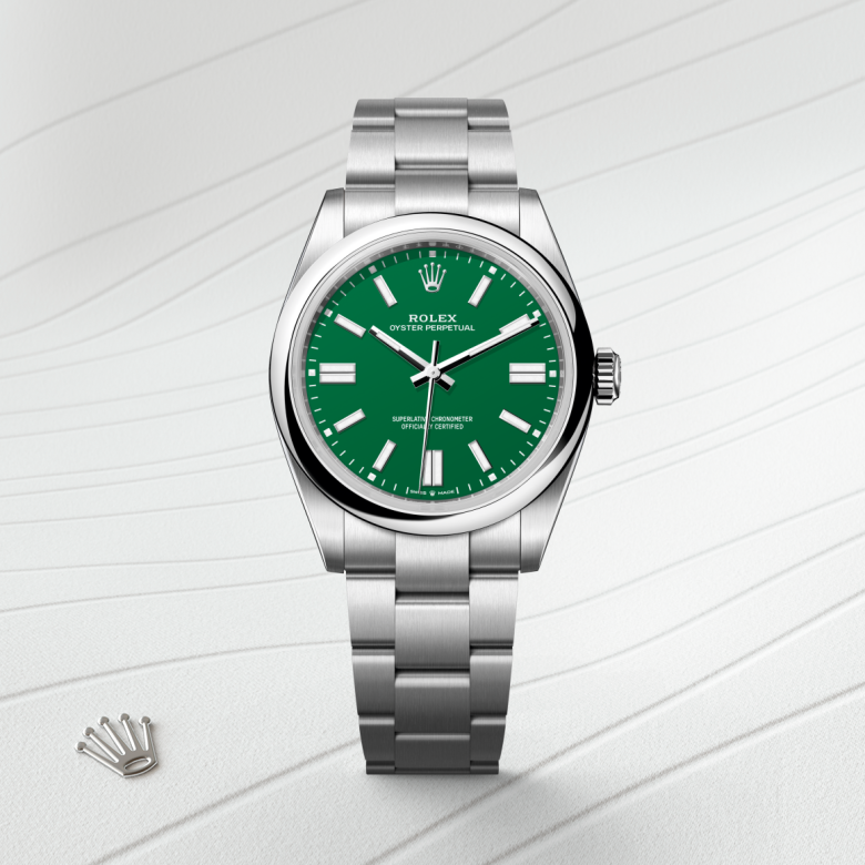 Rolex Oyster Perpetual 41, Edelstahl Oystersteel, M134300-0004 – Goldschmiede Hofacker – Detailansicht 5