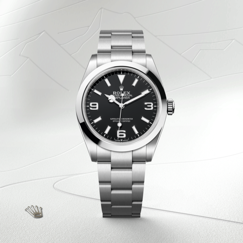 Rolex Explorer 40, Edelstahl Oystersteel, M224270-0001 – Goldschmiede Hofacker – Detailansicht 5