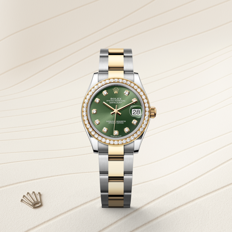 Rolex Datejust 31, Rolesor gelb (Kombination aus Edelstahl Oystersteel und Gelbgold), M278383RBR-0029 – Goldschmiede Hofacker – Detailansicht 5