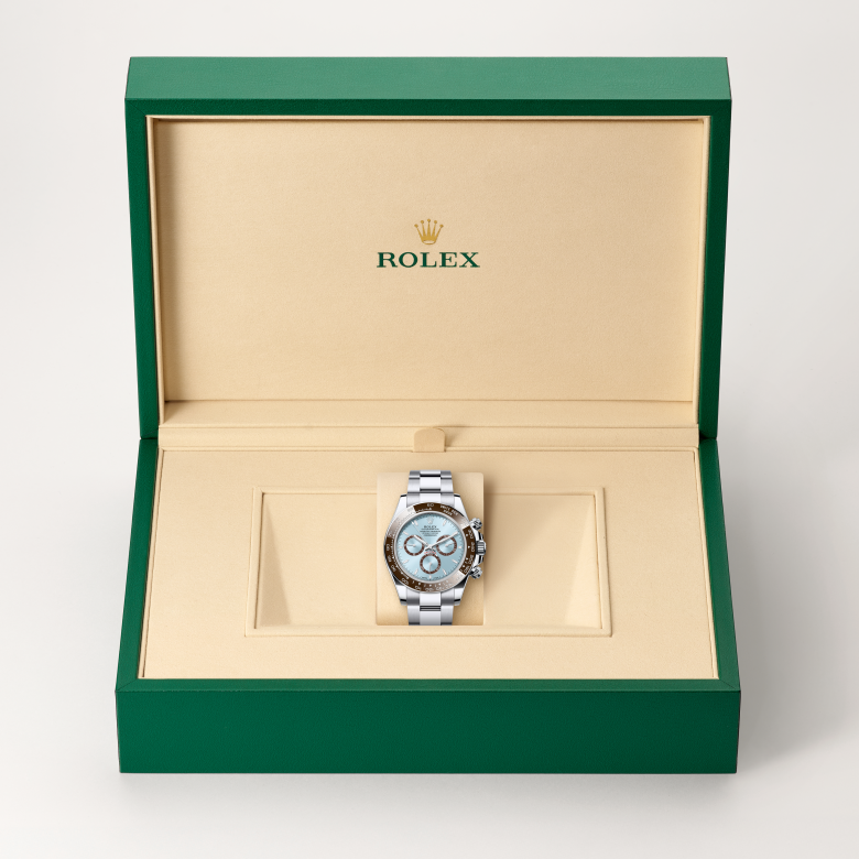 Rolex Cosmograph Daytona, Platin, M126506-0001 – Goldschmiede Hofacker – Detailansicht 6