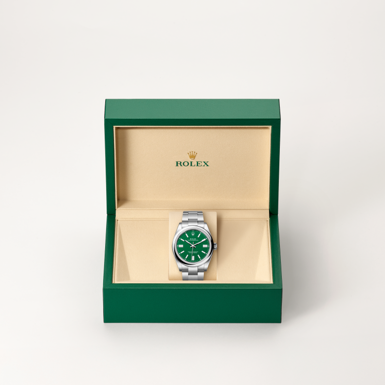 Rolex Oyster Perpetual 41, Edelstahl Oystersteel, M134300-0004 – Goldschmiede Hofacker – Detailansicht 6