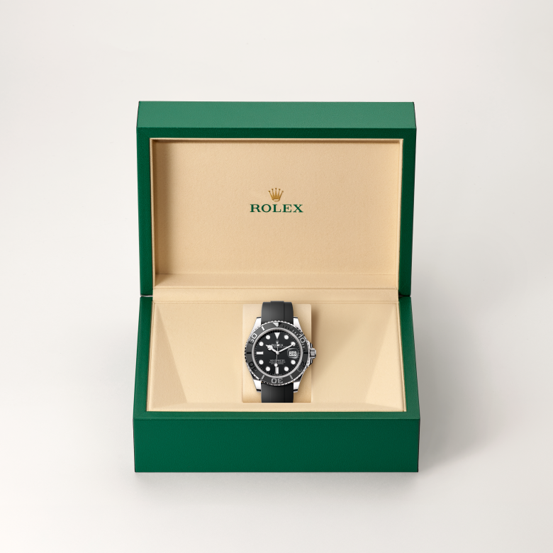 Rolex Yacht-Master 42, 18 Karat Weißgold, M226659-0002 – Goldschmiede Hofacker – Detailansicht 6