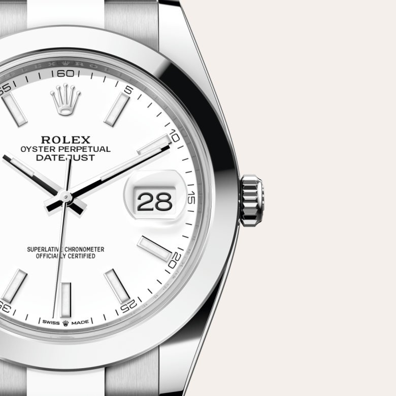 Rolex Datejust 41, Edelstahl Oystersteel, M126300-0005 – Goldschmiede Hofacker – Detailansicht 7