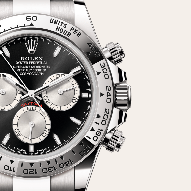 Rolex Cosmograph Daytona, 18 Karat Weißgold, M126509-0001 – Goldschmiede Hofacker – Detailansicht 7