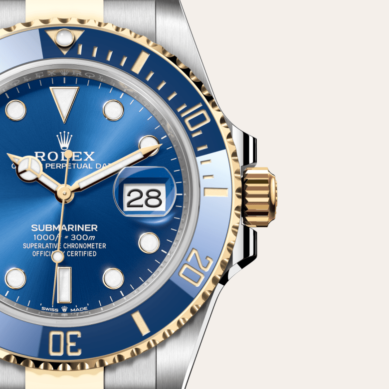 Rolex Submariner Date, Rolesor gelb (Kombination aus Edelstahl Oystersteel und Gelbgold), M126613LB-0002 – Goldschmiede Hofacker – Detailansicht 7