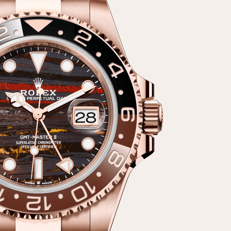 Rolex GMT-Master II, 18 Karat Everose-Gold, M126715CHNR-0002 – Goldschmiede Hofacker – Detailansicht 7