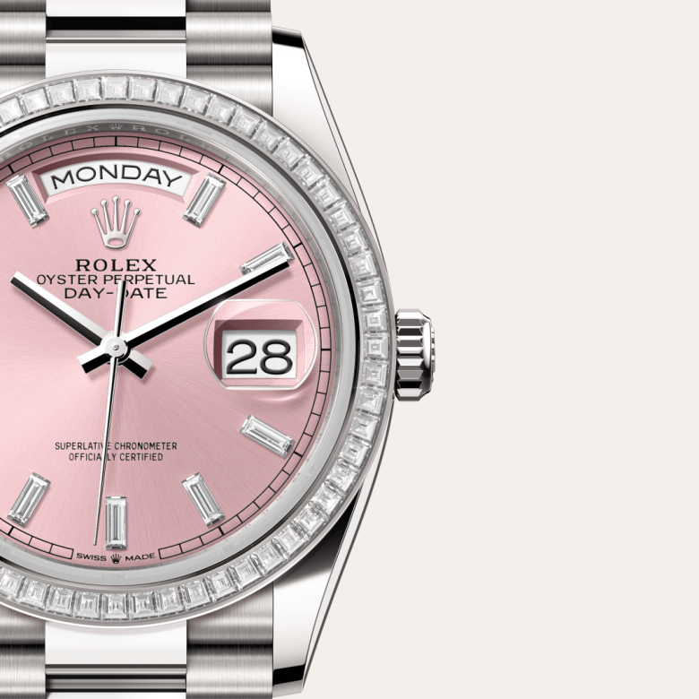 Rolex Day-Date 36, 18 Karat Weißgold, M128399TBR-0029 – Goldschmiede Hofacker – Detailansicht 7