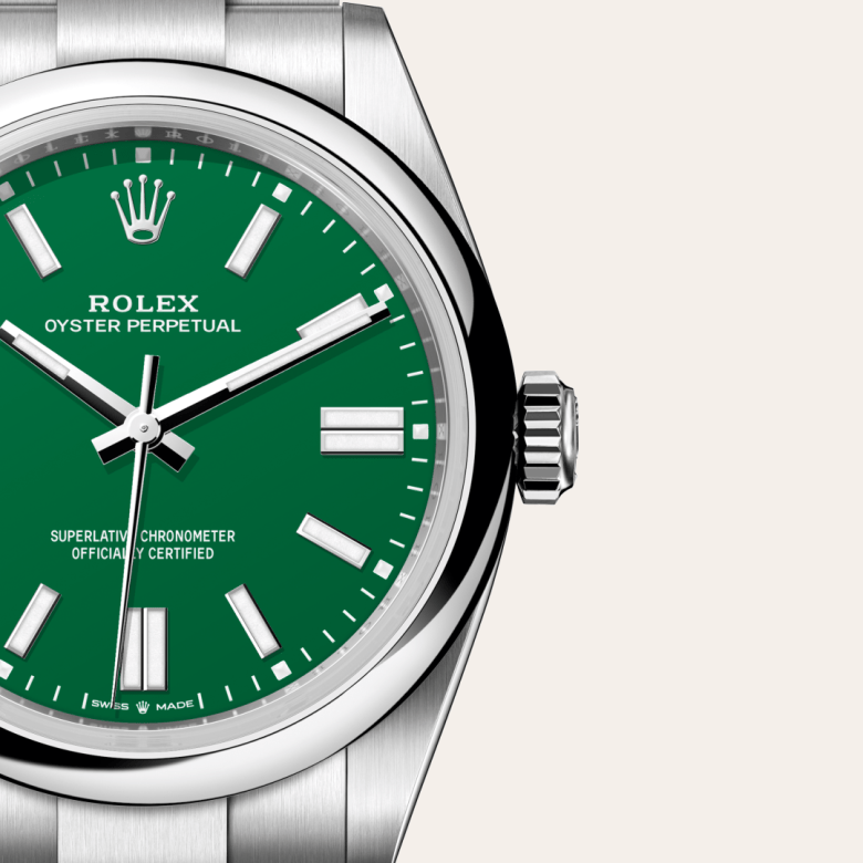 Rolex Oyster Perpetual 41, Edelstahl Oystersteel, M134300-0004 – Goldschmiede Hofacker – Detailansicht 7