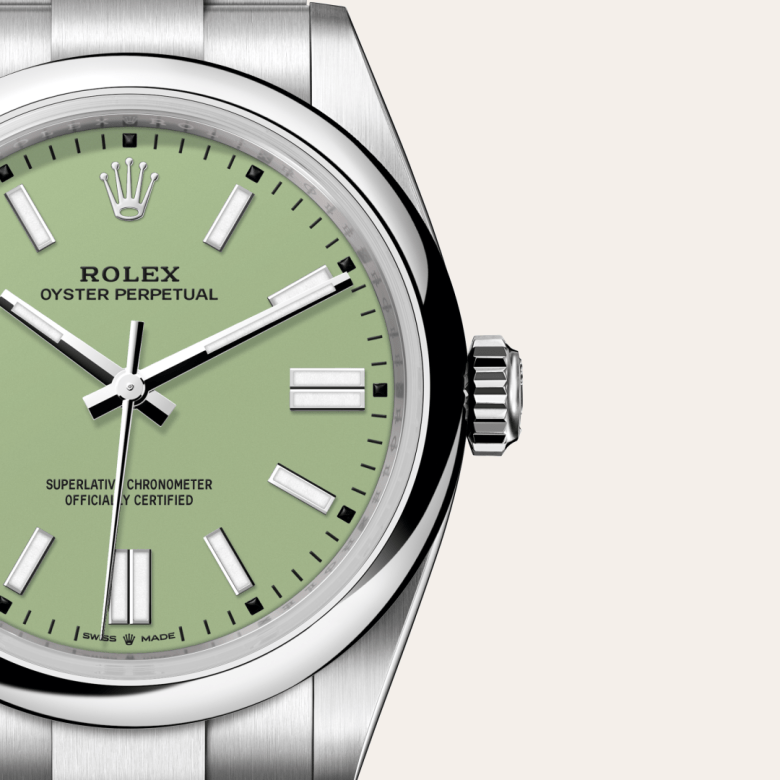 Rolex Oyster Perpetual 41, Edelstahl Oystersteel, M134300-0006 – Goldschmiede Hofacker – Detailansicht 7