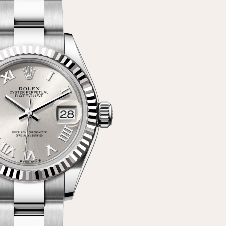 Rolex Lady-Datejust, Rolesor weiß (Kombination aus Edelstahl Oystersteel und Weißgold), M279174-0008 – Goldschmiede Hofacker – Detailansicht 7