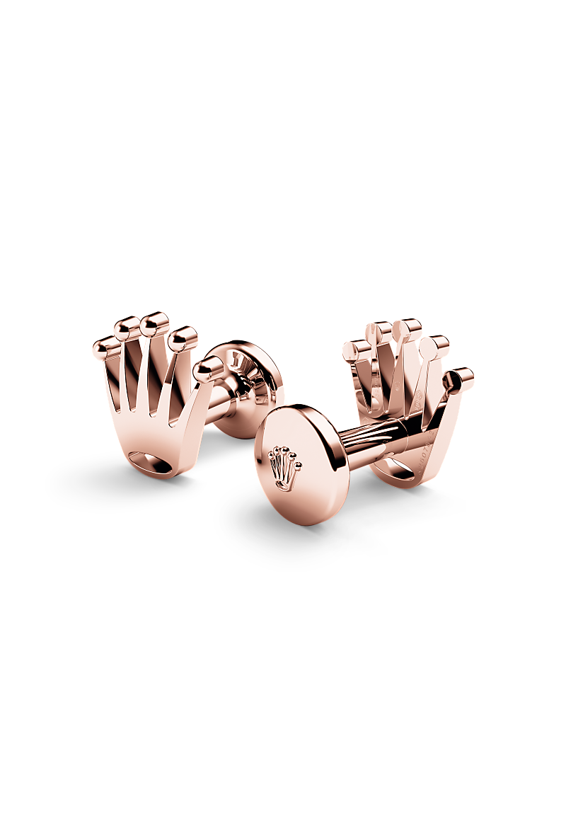 Rolex Manschettenknöpfe „Krone“, A1015, Everose-Gold