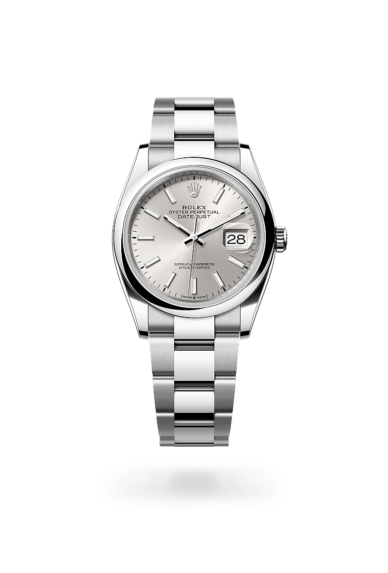 Rolex Datejust, M126200-0002, Oyster, 36 mm, Edelstahl Oystersteel
