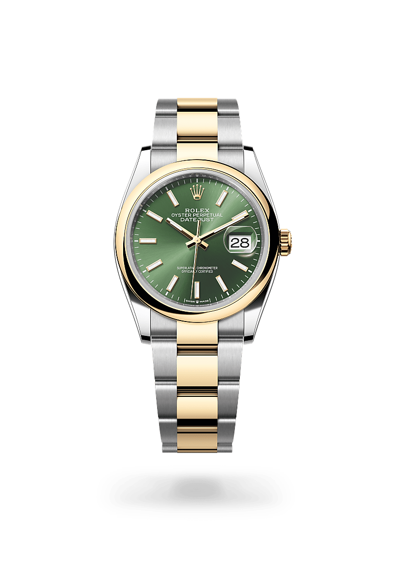 Rolex Datejust, M126203-0058, Oyster, 36 mm, Edelstahl Oystersteel und Gelbgold