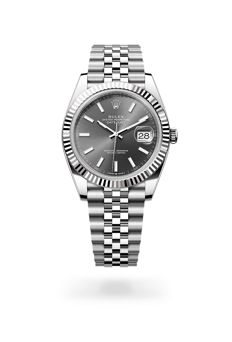 Rolex Datejust, M126334-0014, Oyster, 41 mm, Edelstahl Oystersteel und Weißgold