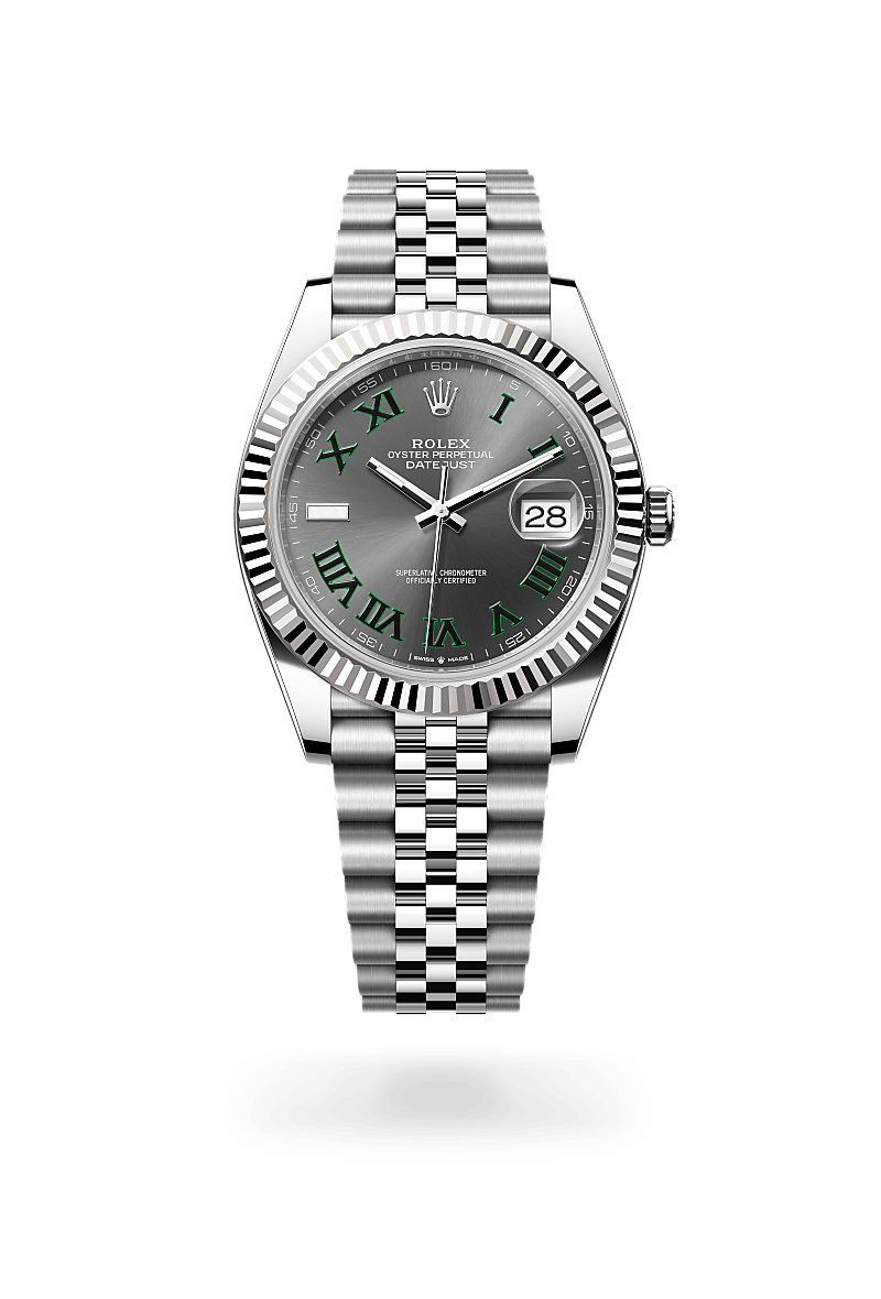Rolex Datejust 41, M126334-0022, Oyster, 41 mm, Edelstahl Oystersteel und Weißgold