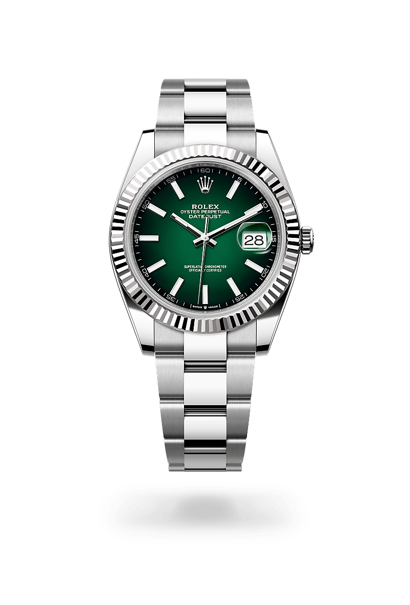 Rolex Datejust, M126334-0033, Oyster, 41 mm, Edelstahl Oystersteel und Weißgold