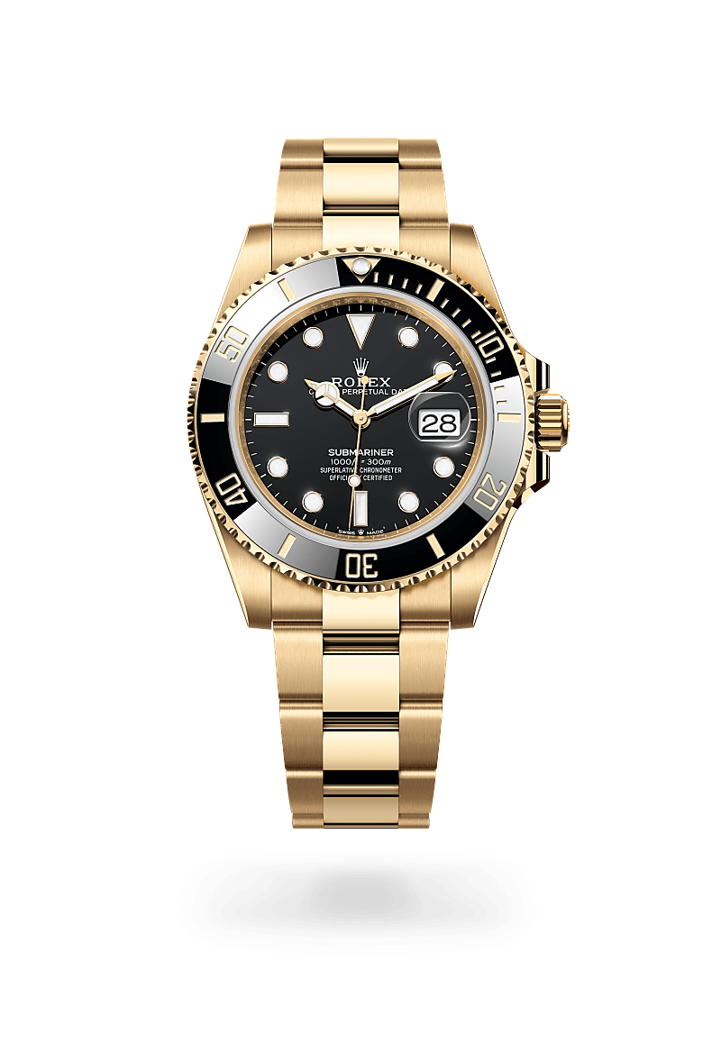 Rolex Submariner, M126618LN-0002, Oyster, 41 mm, Gelbgold