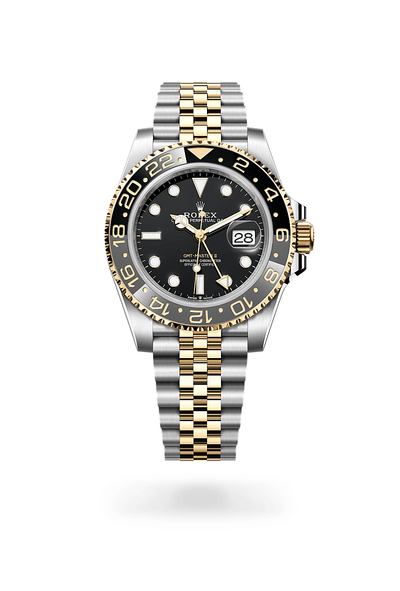 Rolex GMT-Master II, M126713GRNR-0001, Oyster, 40 mm, Edelstahl Oystersteel und Gelbgold