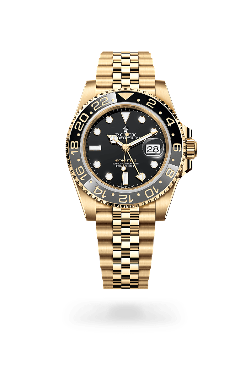 Rolex GMT-Master II, M126718GRNR-0001, Oyster, 40 mm, Gelbgold