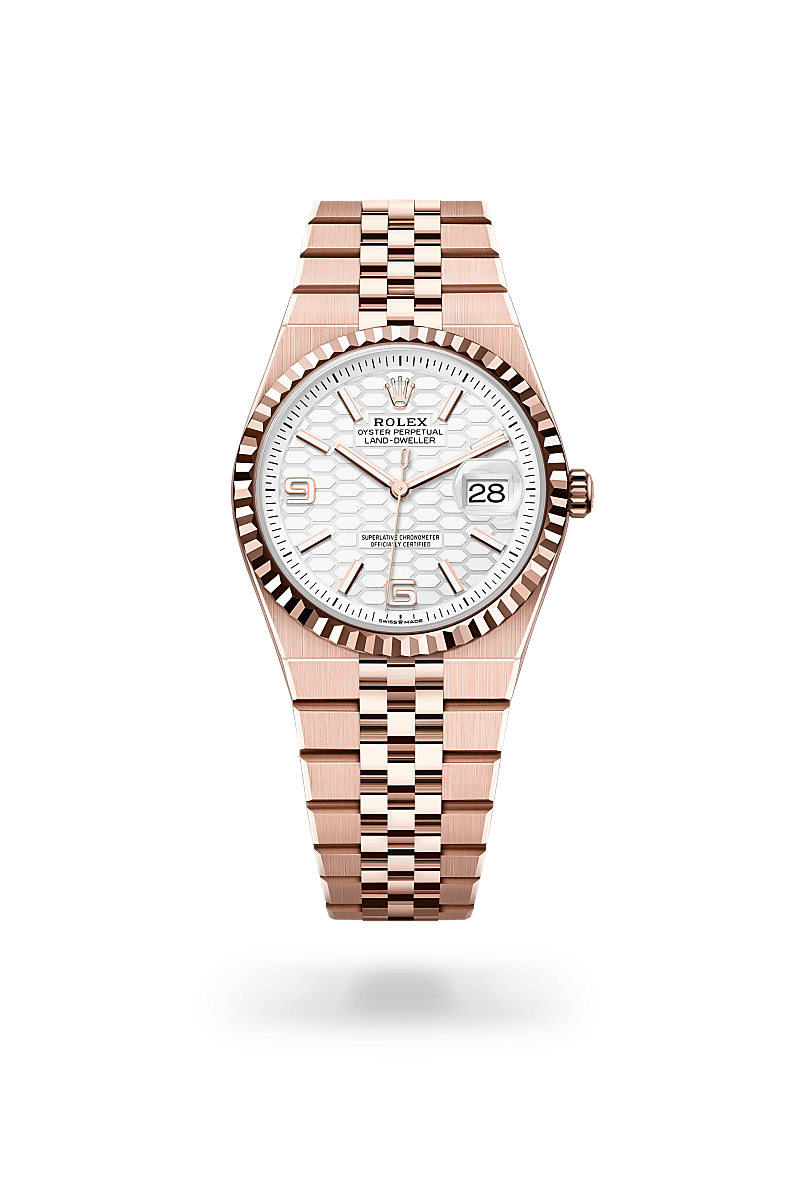 Rolex Land-Dweller, M127235-0001, Oyster, 36 mm, Everose-Gold