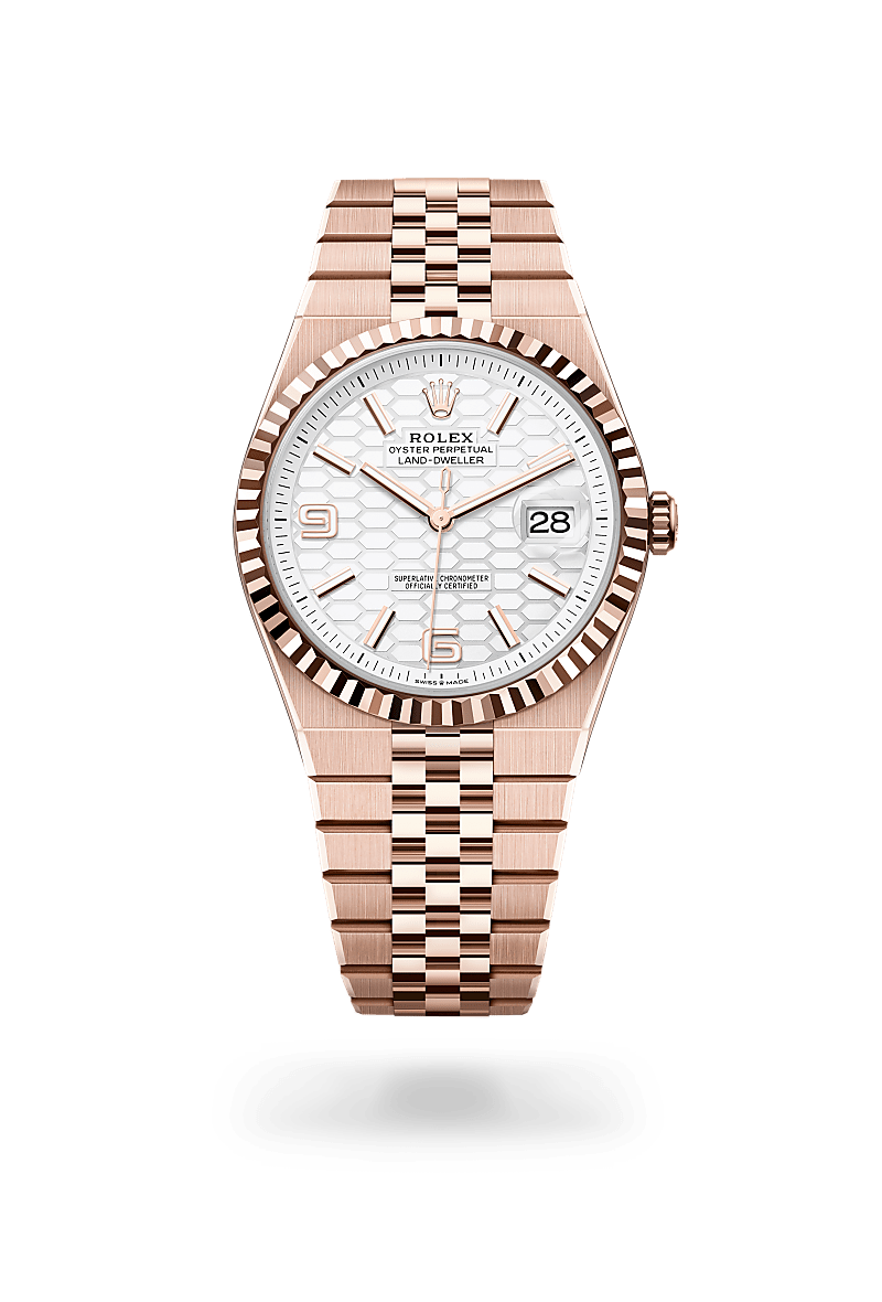 Rolex Land-Dweller, M127335-0001, Oyster, 40 mm, Everose-Gold