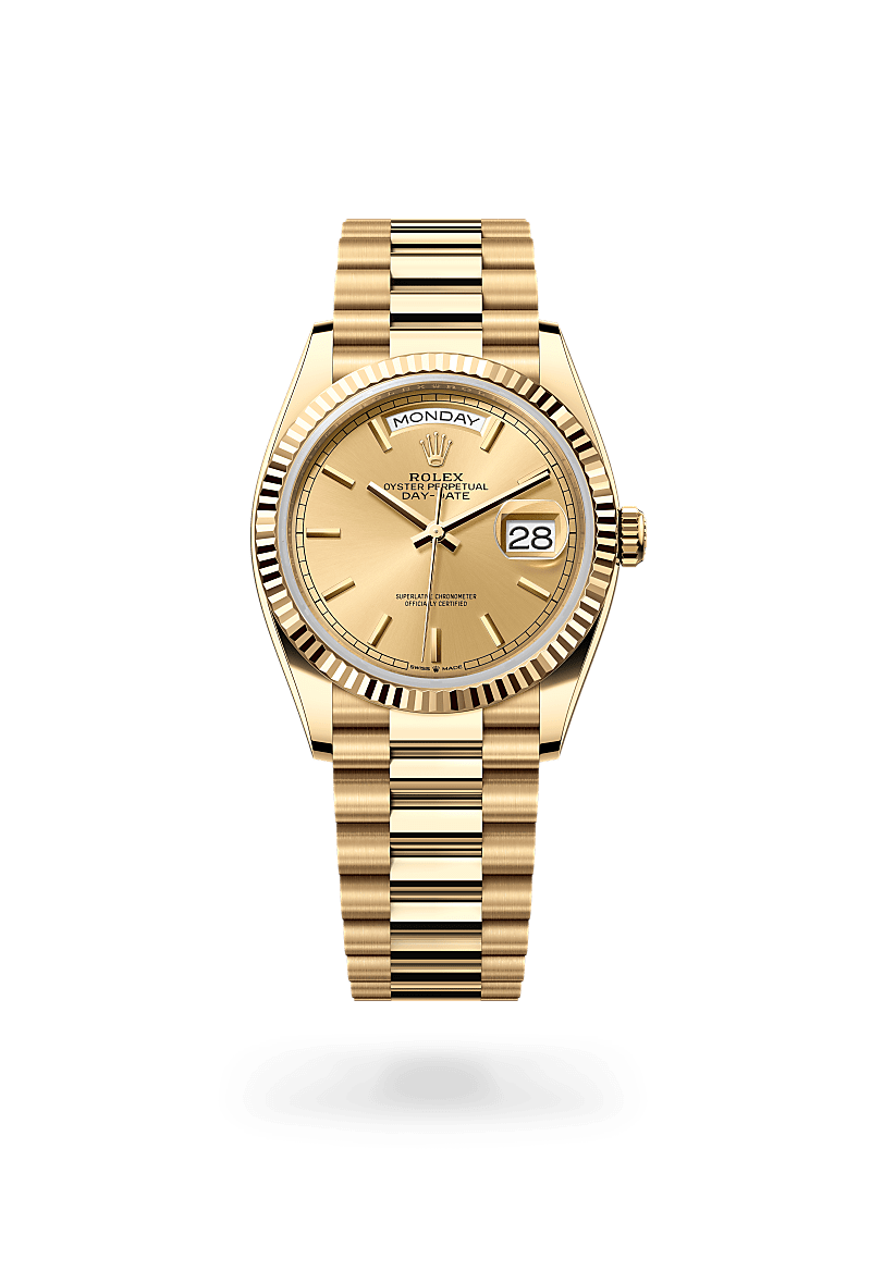 Rolex Day-Date, M128238-0045, Oyster, 36 mm, Gelbgold