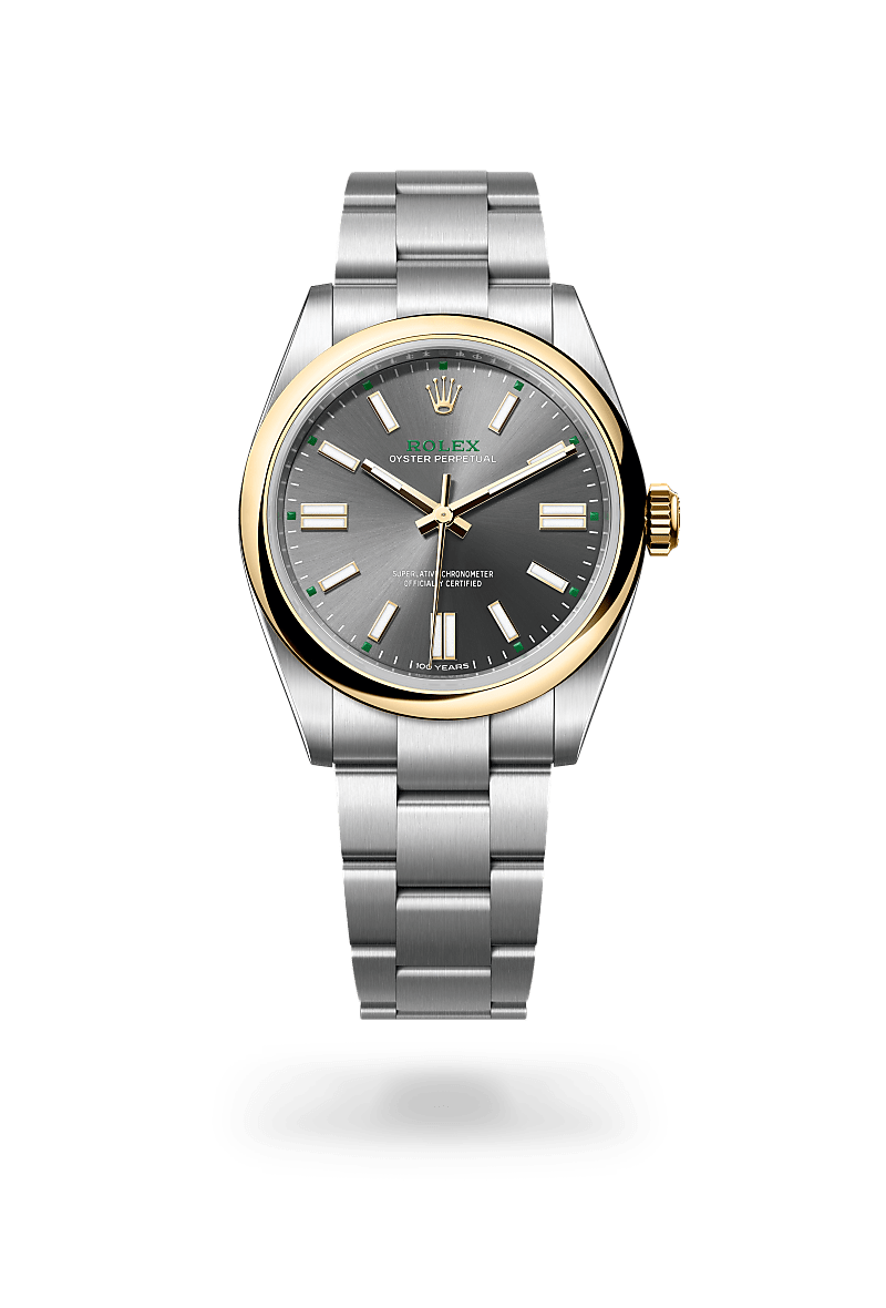 Rolex Oyster Perpetual, M134303-0001, Oyster, 41 mm, Edelstahl Oystersteel und Gelbgold