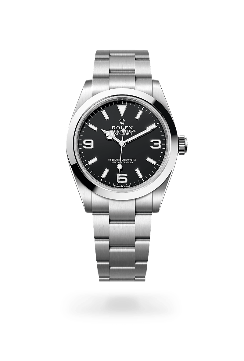 Rolex Explorer, M224270-0001, Oyster, 40 mm, Edelstahl Oystersteel