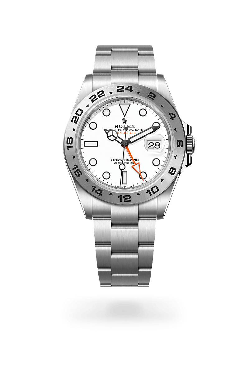 Rolex Explorer II, M226570-0001, Oyster, 42 mm, Edelstahl Oystersteel