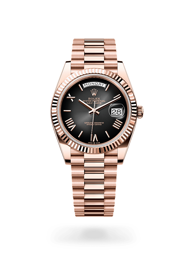 Rolex Day-Date, M228235-0055, Oyster, 40 mm, Everose-Gold