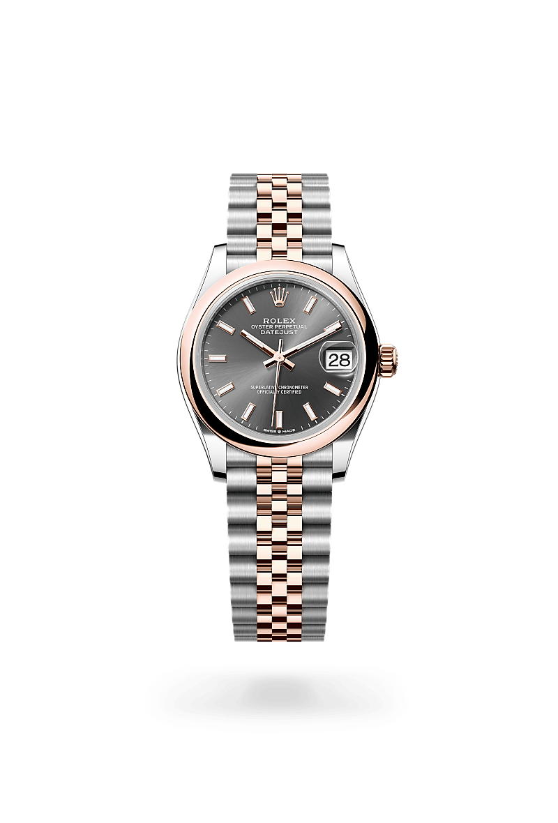 Rolex Datejust, M278241-0018, Oyster, 31 mm, Edelstahl Oystersteel und Everose-Gold