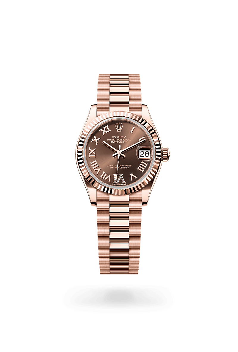Rolex Datejust, M278275-0025, Oyster, 31 mm, Everose-Gold