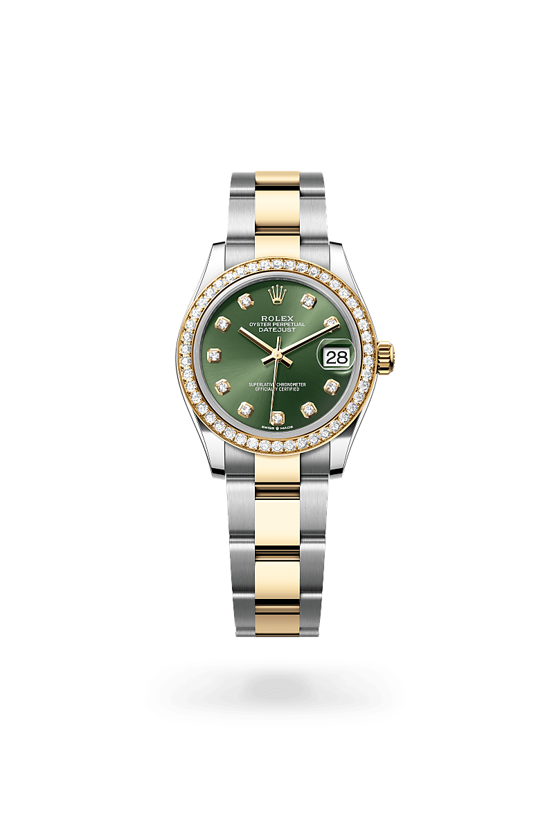 Rolex Datejust, M278383RBR-0029, Oyster, 31 mm, Edelstahl Oystersteel und Gelbgold mit Diamanten