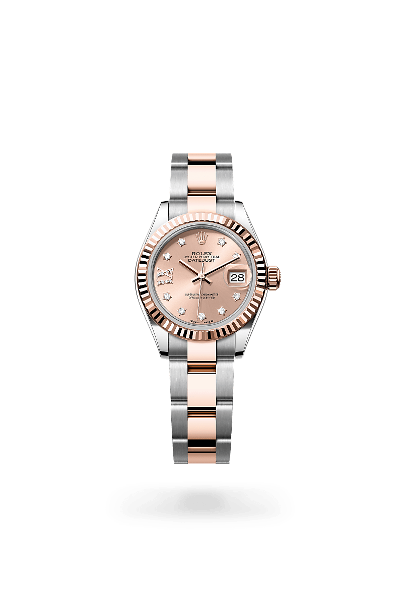 Rolex Lady-Datejust, M279171-0028, Oyster, 28 mm, Edelstahl Oystersteel und Everose-Gold