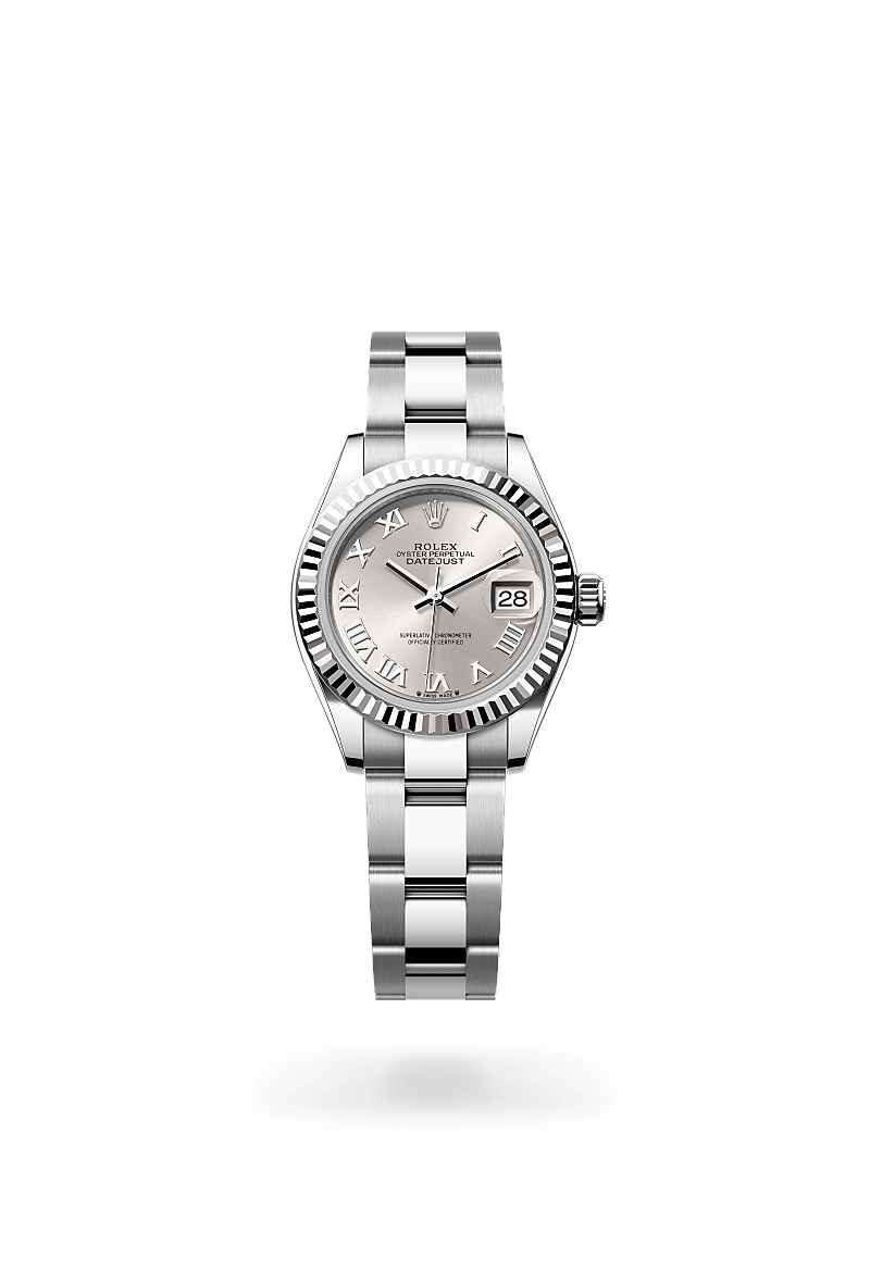 Rolex Lady-Datejust, M279174-0008, Oyster, 28 mm, Edelstahl Oystersteel und Weißgold