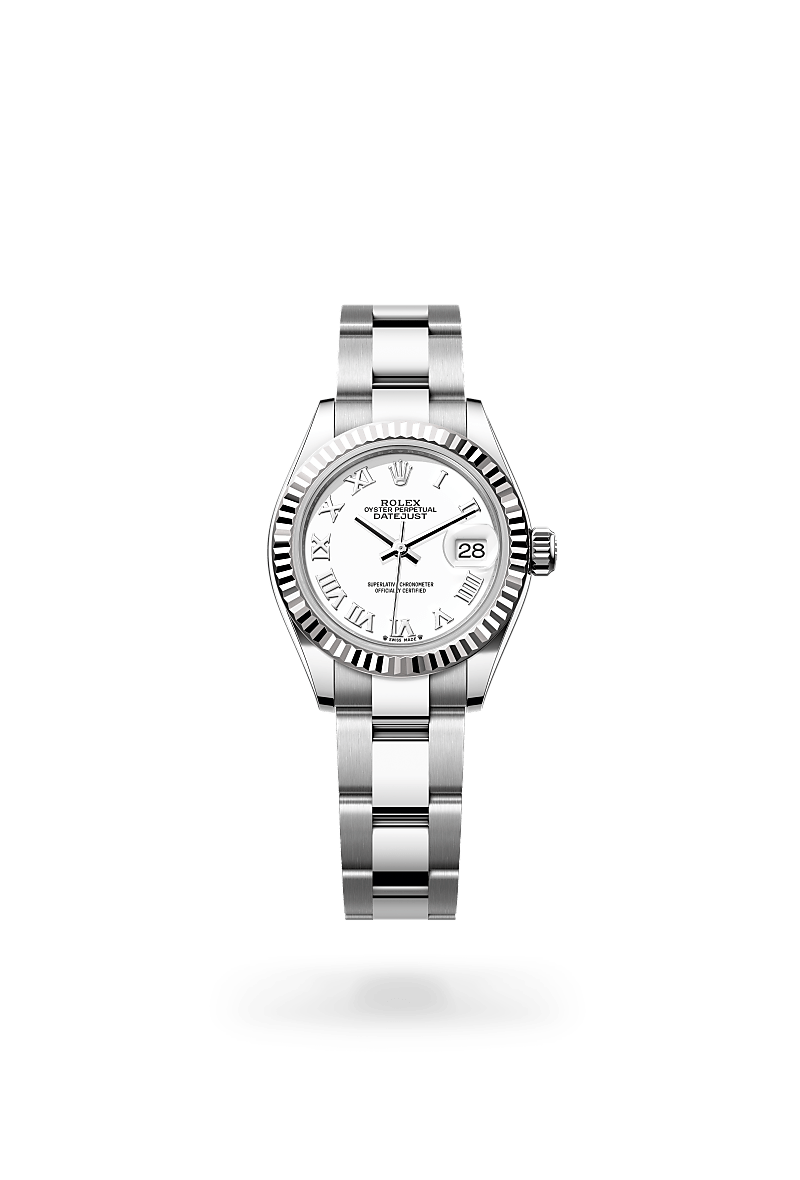 Rolex Lady-Datejust, M279174-0020, Oyster, 28 mm, Edelstahl Oystersteel und Weißgold