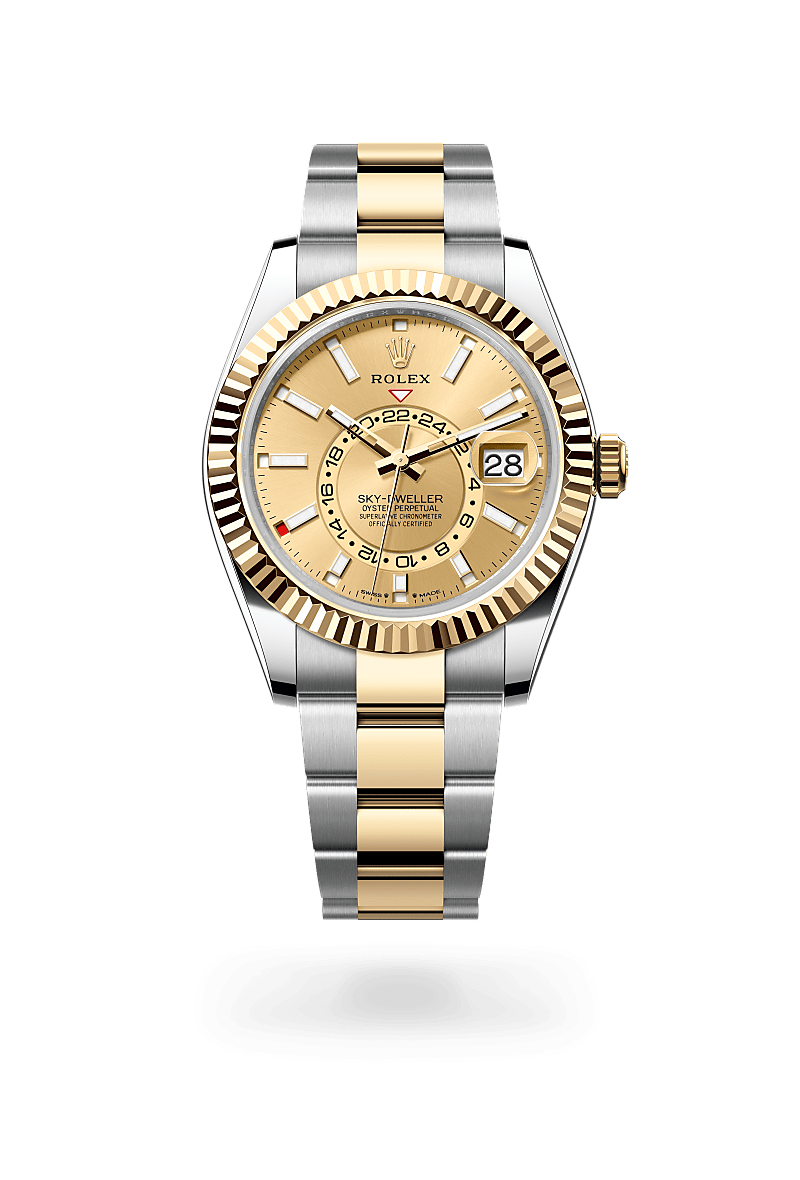 Rolex Sky-Dweller, M336933-0001, Oyster, 42 mm, Edelstahl Oystersteel und Gelbgold