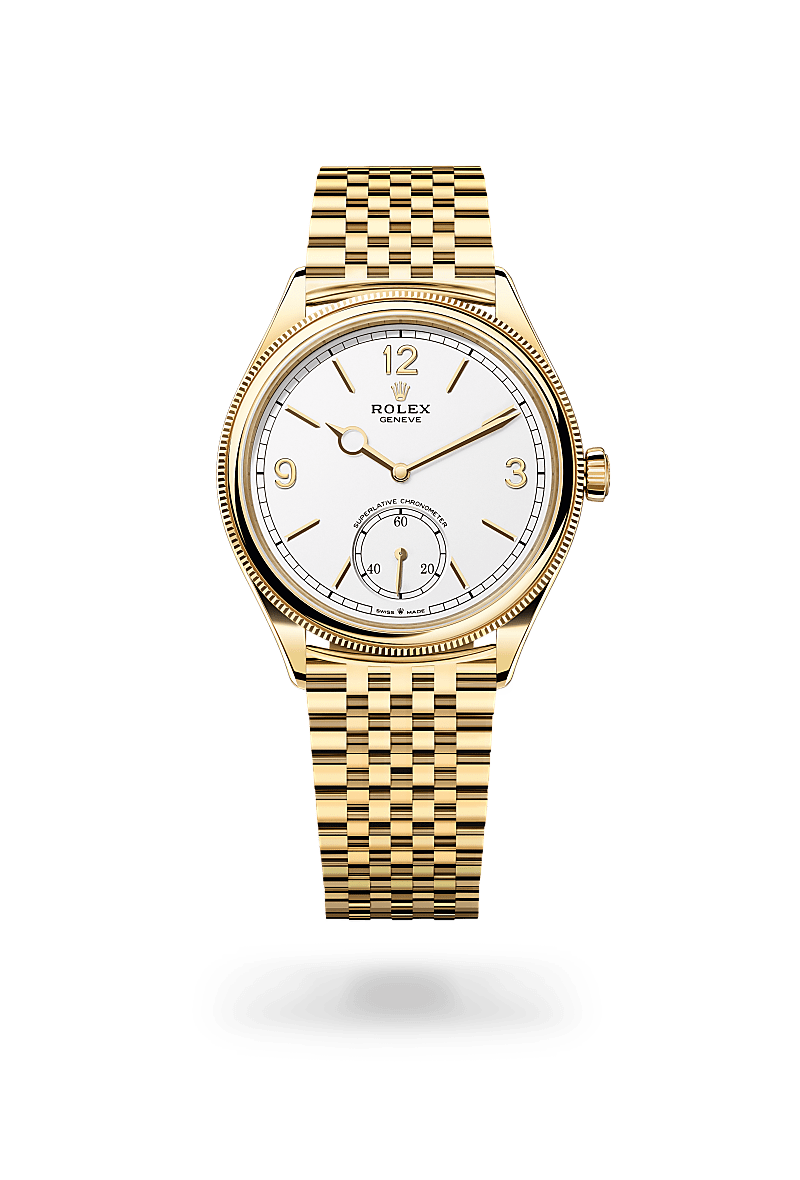Rolex 1908, M52508-0008, 39 mm, 18 Karat Gelbgold, poliert